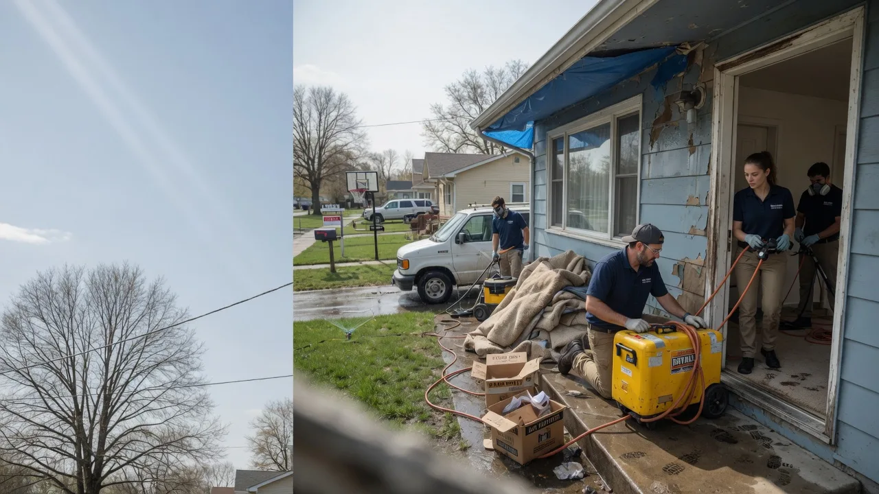 Basement Flood Cleanup in Little River, KS near me